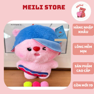 (MUA 1 TẶNG 1) Gấu Bông Cậu Bé Hồng Mũ Xanh Hàng Cao Cấp Mềm Mịn Size 25cm MEILI STORE