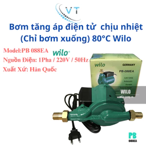 Bơm tăng áp điện tử chịu nhiệt (Chỉ bơm xuống) 80°C Wilo