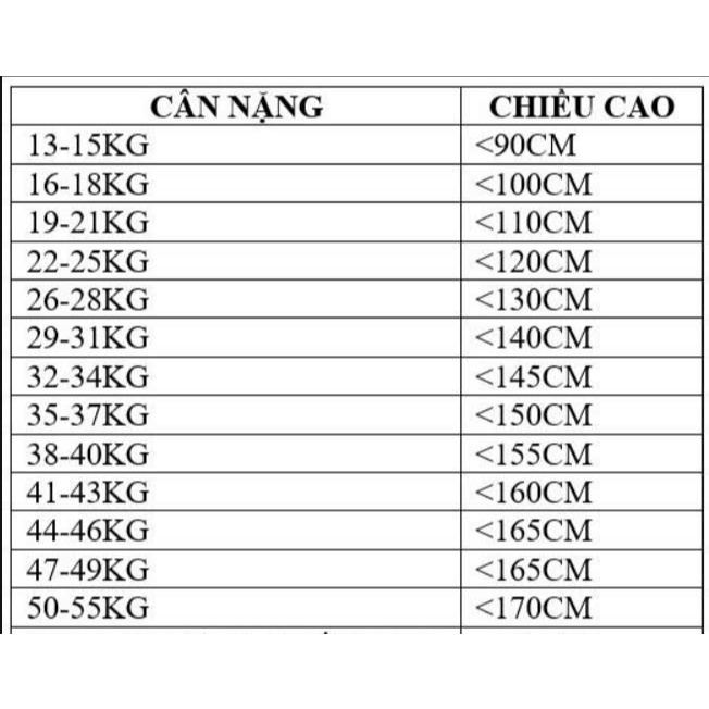 Sét jean bé gái áo gile chân váy đuôi cá 15-55kg