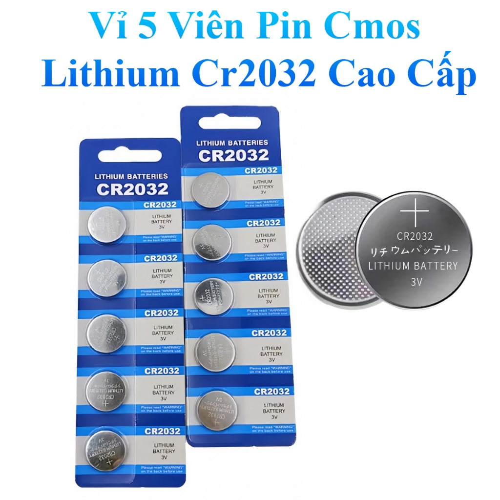 Pin Cmos Lithium Cr2032 (Vỉ 5 Viên)