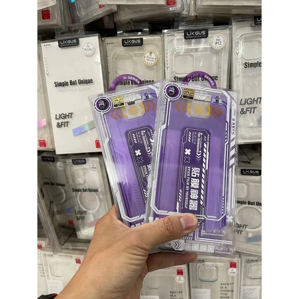 KÍNH CƯỜNG LỰC iPhone Kèm Khung Tự  Dán TRONG SUỐT FULL HD CHO IPHONE ĐỦ MÃ WTP-077