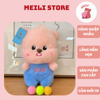 (MUA 1 TẶNG 1) Gấu Bông Gấu Mặc Quần Xanh Dương Hàng Cao Cấp Mềm Mịn Size 25cm MEILI STORE