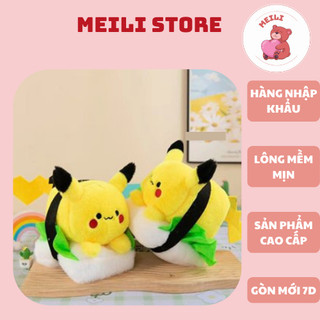(MUA 1 TẶNG 1) Gấu Bông Nhỏ Sushi Pikachu Hàng Cao Cấp Mềm Mịn Size 25cm MEILI STORE