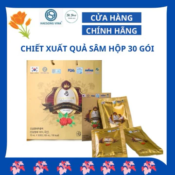 Chiết xuất quả nhân sâm Hàn Quốc Ginseng Berry N Extract HAESONG VINA, hộp 30 gói
