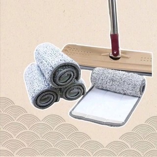 Miếng lau nhà thay thế cho cây lau nhà tự vắt size 12x32cm