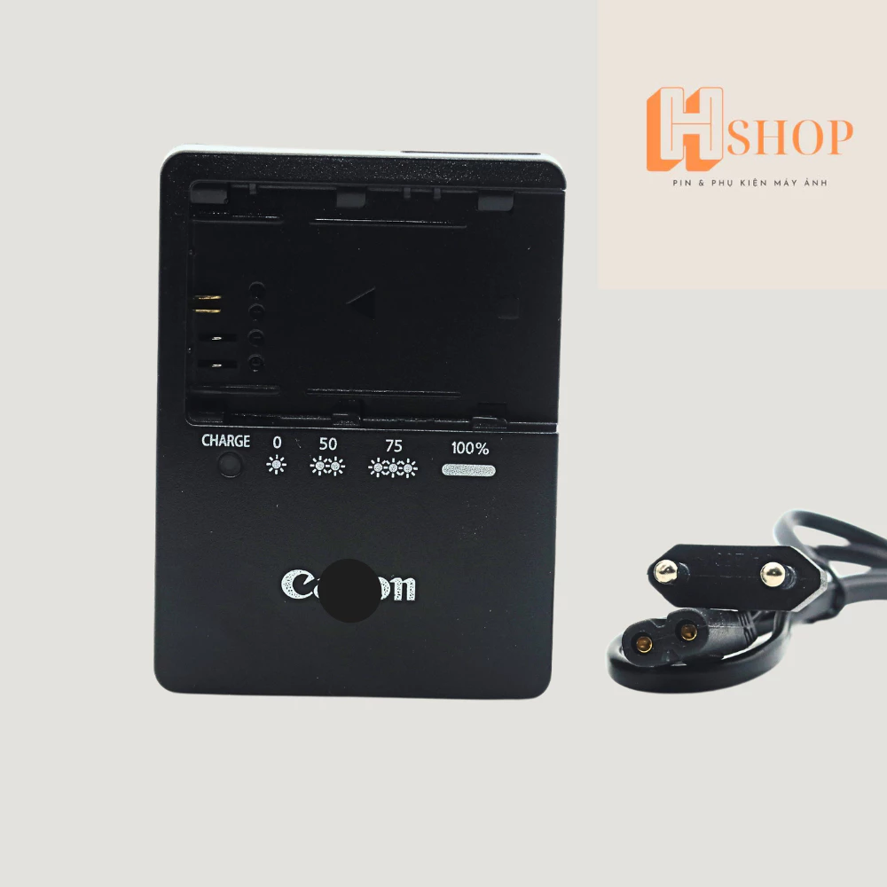 Sạc pin Canon LC E6E CAO CẤP cho pin canon Lp E6 dùng Canon 5DII , 5DIII , 6D , 7D, 70D, canon 60D