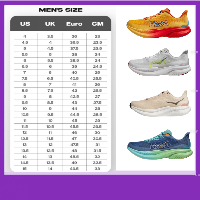 [Hàng giao ngay]COD Hoka Mach 6 giày thể thao nam và nữ hoka clifton 9 Giày chạy