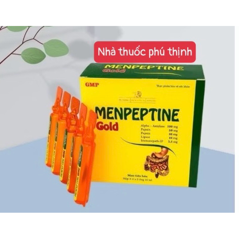 ✅[Chính Hãng] menpeptine hộp 20 ống( hỗ trợ tiêu hoá, date mới)