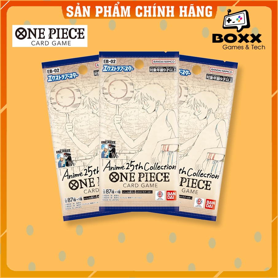 Thẻ bài One Piece Extra Booster Box Anime 25th Collection TCG EB-02 ...