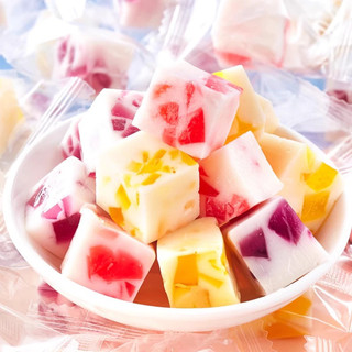 Kẹo Sữa Chua Mix Trái Cây 250gr/500gr – Ngọt Dịu, Chua Thanh Ăn Vặt
