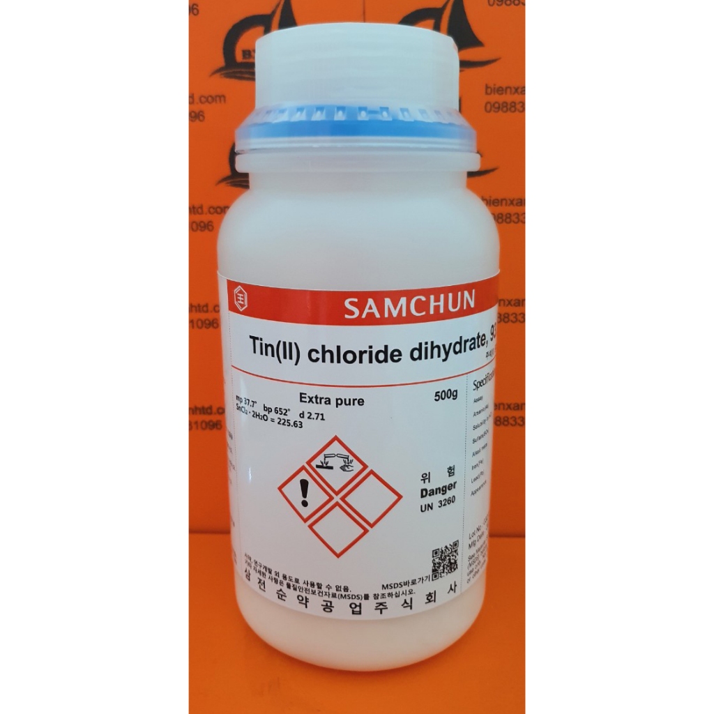 Tin(II) chloride dihydrate SnCl2-2h2O Cas 10025-69-1 | Shopee Việt Nam