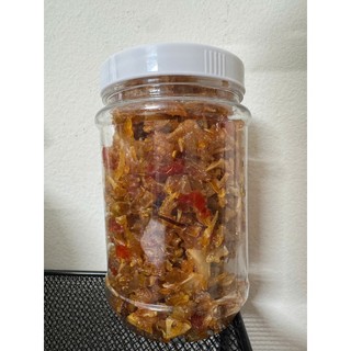 Vụn vi cá đuối bơ tỏi, dai dai, cay cay, ăn vặt hoặc ăn với cơm, cháo - 250gr