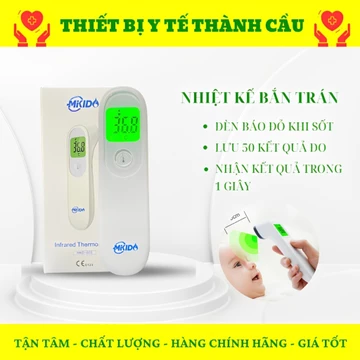 Nhiệt kế bắn trán đo thân nhiệt - Nhiệt kế hồng ngoại MIKIDO đo nhiệt độ trẻ em cho kết quả nhanh chính xác