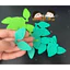 Lá hoa mai bằng giấy Mỹ thuật