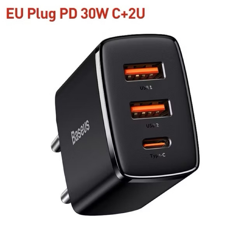 Củ sạc BA.SEUS 20W 2 cổng C + USB và 30W 3 cổng C +2USB