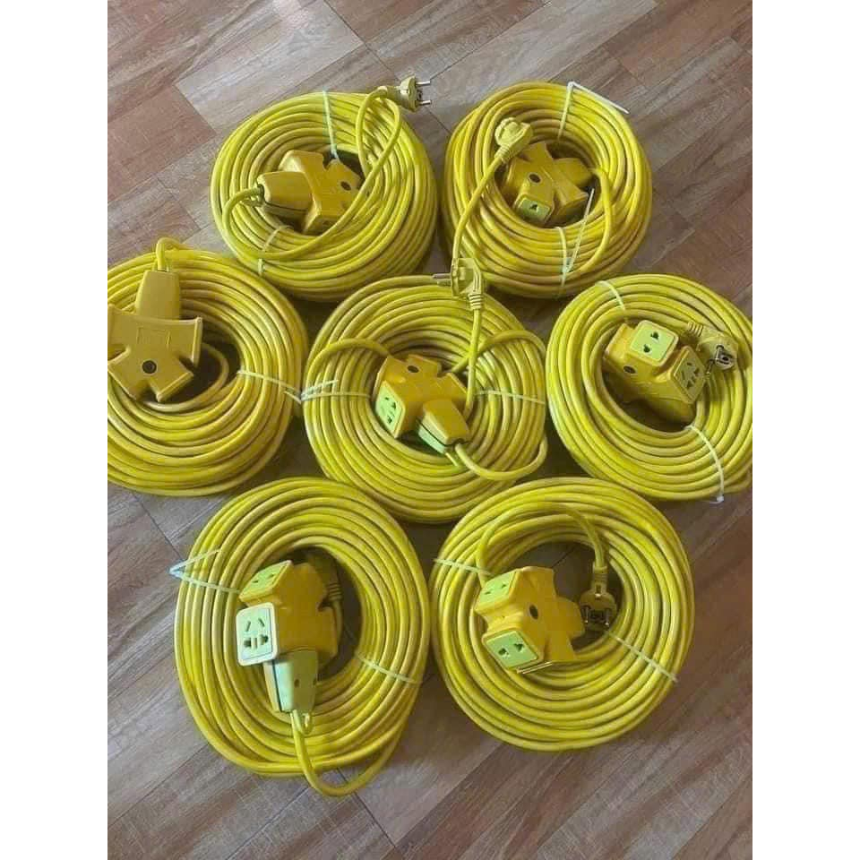 CUỘN DÂY ĐIỆN KÈM Ổ CẮM ĐIỆN DÀI 30 MÉT SIÊU TIỆN LỢI