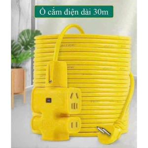 CUỘN DÂY ĐIỆN KÈM Ổ CẮM ĐIỆN DÀI 30 MÉT SIÊU TIỆN LỢI