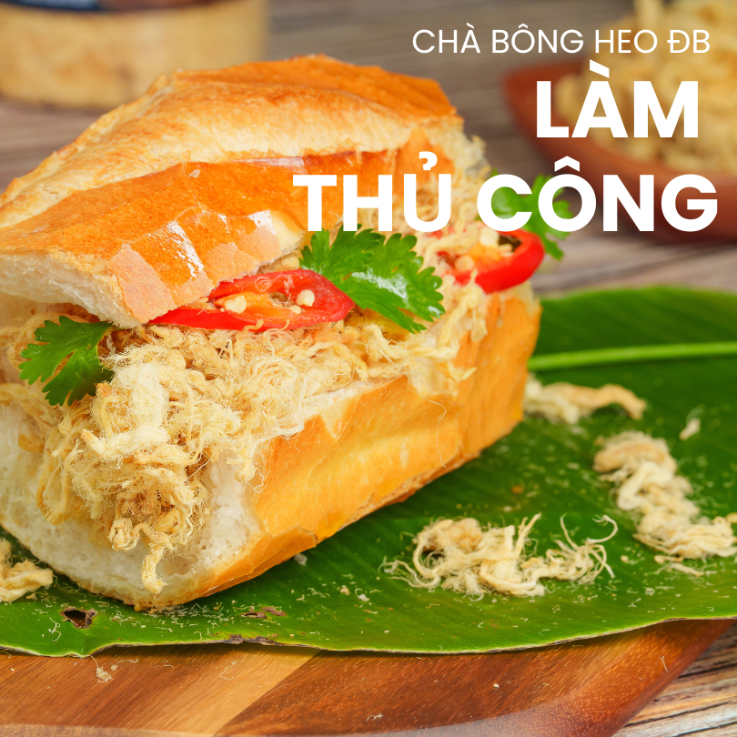 CHÀ BÔNG HEO ĐẶC BIỆT LÀM THỦ CÔNG THẢO LÀN FOODS 1KG