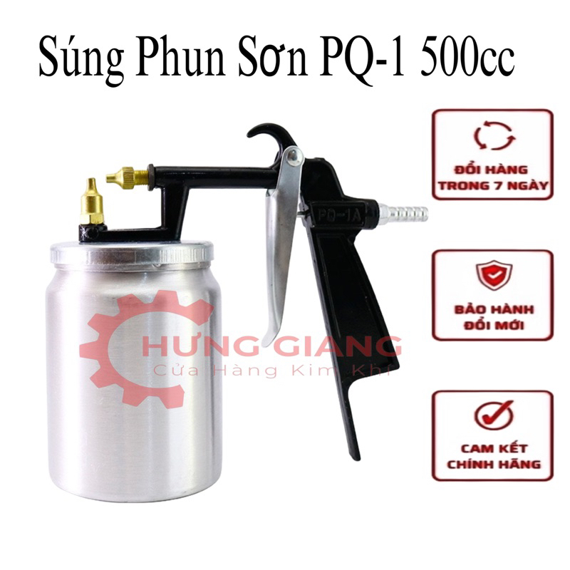 Súng Phun Sơn PQ-1 bình chứa 500cc Hàng CHÍNH HÃNG