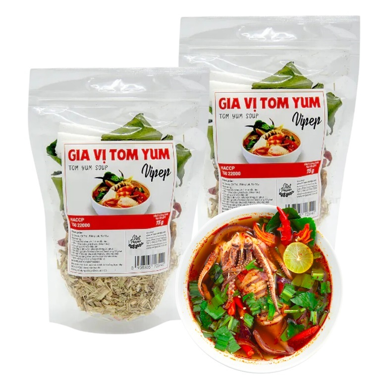 Gia Vị Nấu Lẩu Thái/ Lẩu Dê/ Lẩu Bò/ Súp Gà/ Tom Yum Soup, Thai Hotpot Herbs & Spices Vipep