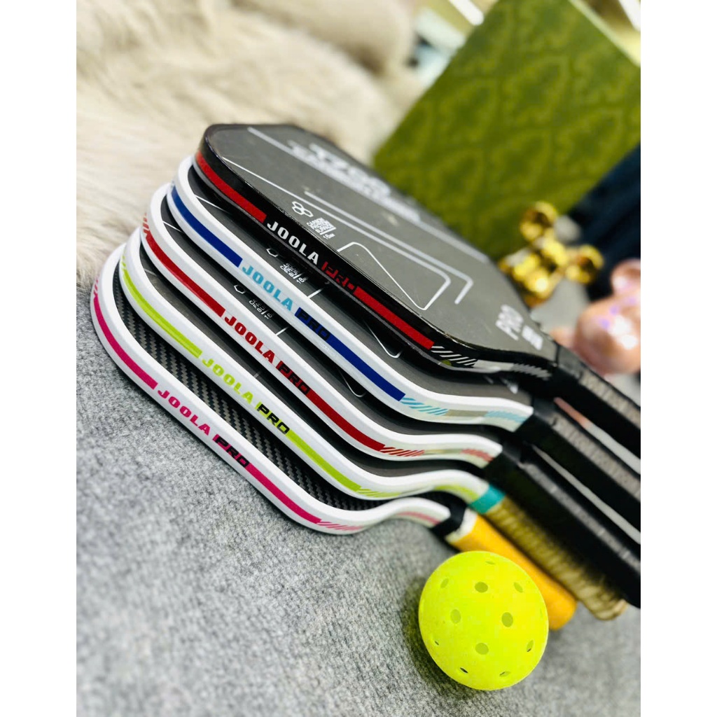 Dán viền vợt Pickleball Joola Pro Perseus IV 16mm 14mm nhiều màu sợi carbon giả lập bản mới nhất2025