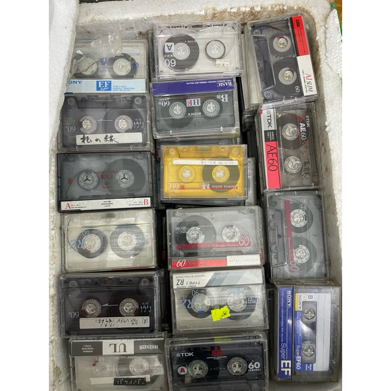 Combo 5 Băng Cassette Nhật Của Các Hãng, Sony, TDK, Maxell, Axia, KONICA, Victor đọc kỹ mô tả