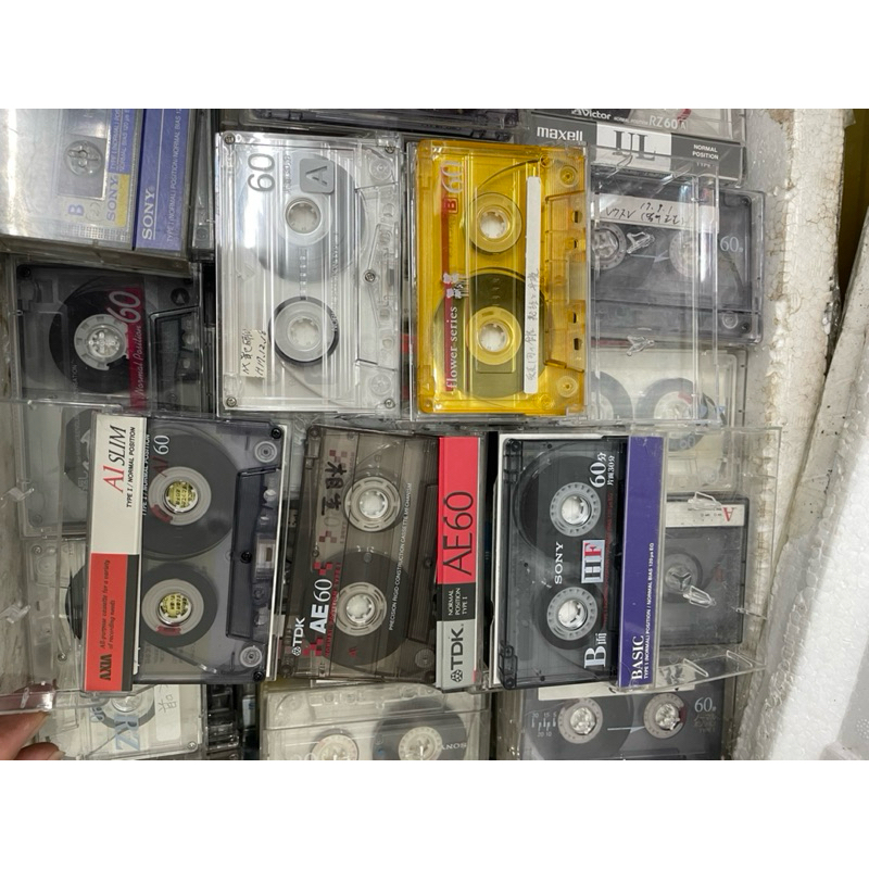 Combo 5 Băng Cassette Nhật Của Các Hãng, Sony, TDK, Maxell, Axia, KONICA, Victor đọc kỹ mô tả