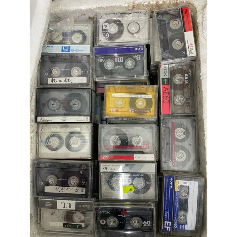 Combo 5 Băng Cassette Nhật Của Các Hãng, Sony, TDK, Maxell, Axia, KONICA, Victor đọc kỹ mô tả