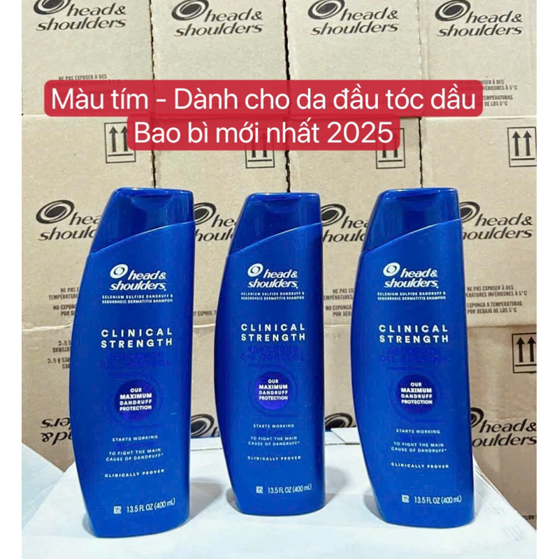 Ảnh Dầu Gội Ngăn ngừa gàu Head & Shoulders Clinical Strength 400ml - Hàng Mỹ 4