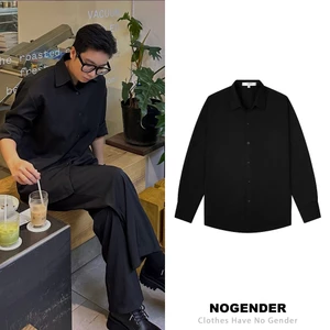 BLACK SHIRT | ÁO SƠ MI ĐEN TAY DÀI