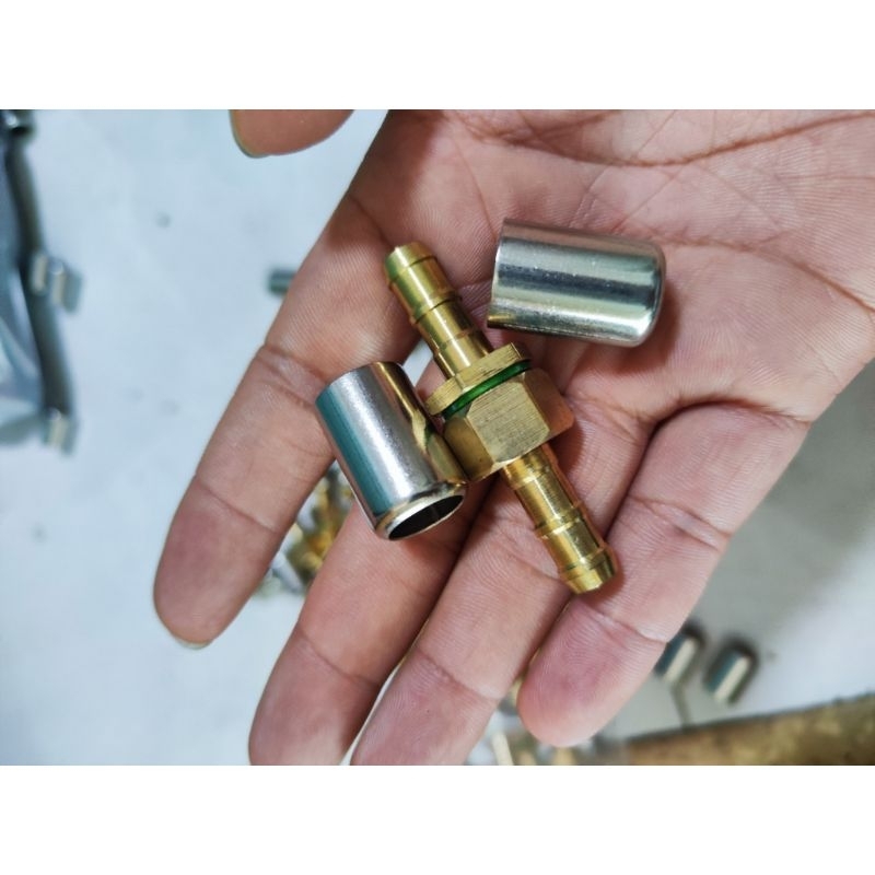 Bộ khuôn ép bấm đầu dây xịt rửa áp lực cao 8.5mm thông dụng- Chuyên xịt thuốc sầu riêng, cà phê, tiêu, rửa xe