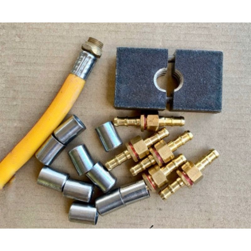 Bộ khuôn ép bấm đầu dây xịt rửa áp lực cao 8.5mm thông dụng- Chuyên xịt thuốc sầu riêng, cà phê, tiêu, rửa xe