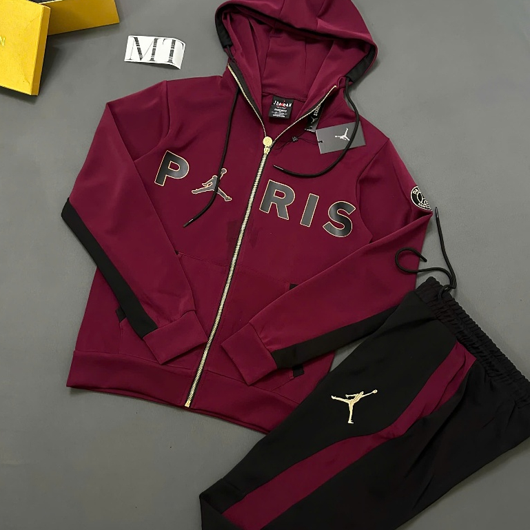 Bộ Áo Bomber Paris  Vải Umi Dày Dặn - Áo Khoác Paris Thời trang nam nữ kẻ 3 sọc siêu HOT 2023