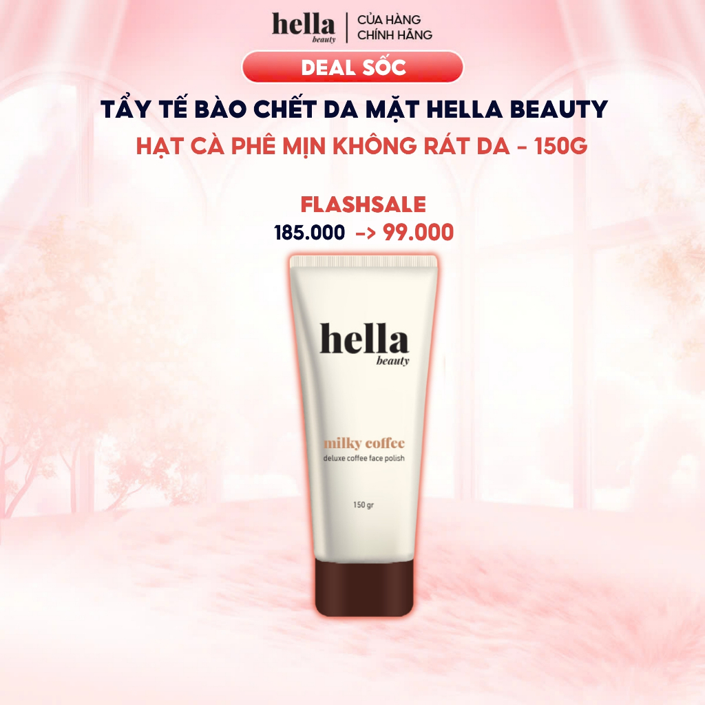 Tẩy Tế Bào Chết Cà Phê Hữu Cơ Hella Beauty