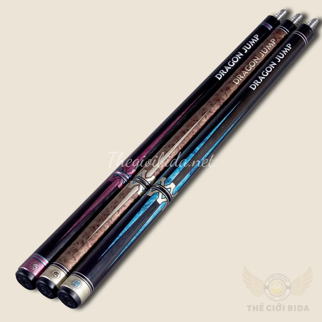 Gậy Nhảy Dragon Carbon 3 Khúc/Cơ Sút Tê Bida Carbon Chất Lượng Giá Tốt