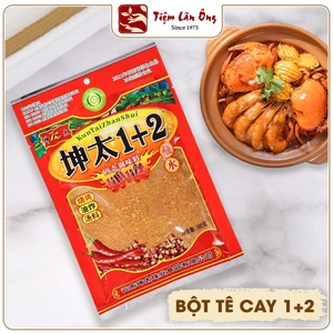 Bột ớt cay tê 1+2 100g, ớt bột chấm lạp xưởng, gia vị rắc nướng Trung Hoa, thơm ngon, chuẩn vị