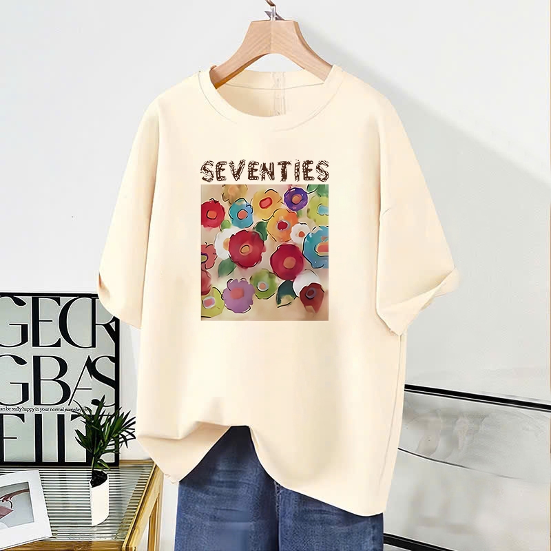 Áo phông hoa SEVENTIES cho bé gái size đại Beeshop H25039