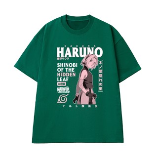 Áo Thun Anime NGỐ TEE Naruto Shippuden Nhân Vật Haruno Sakura Vải Cotton 100 Cao Cắp Thoáng Mát