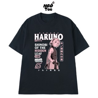 Áo Thun Anime NGỐ TEE Naruto Shippuden Nhân Vật Haruno Sakura Vải Cotton 100 Cao Cắp Thoáng Mát