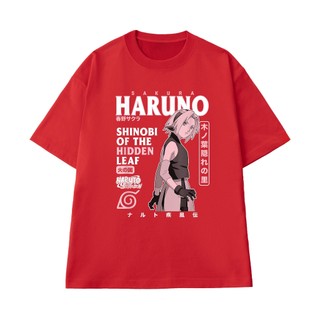 Áo Thun Anime NGỐ TEE Naruto Shippuden Nhân Vật Haruno Sakura Vải Cotton 100 Cao Cắp Thoáng Mát