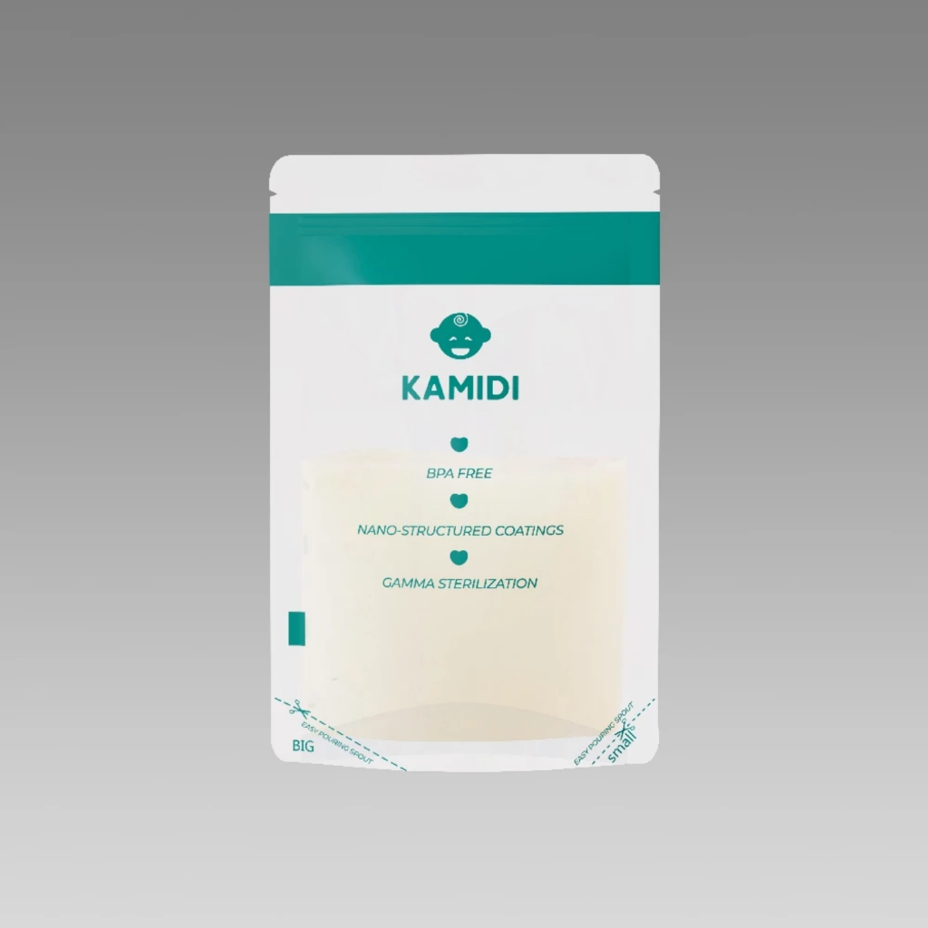 Túi Trữ Sữa Kamidi - Hộp 10c/50c Dung Tích 150ml Có Vòi Rót Ra Bình Sữa Tiện Lợi