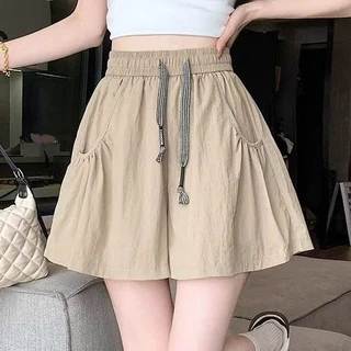 Quần Short Nữ Dáng Rộng Túi Nhúm Cá Tính Mẫu Mới Xinh Trẻ Trung Năng Động m33