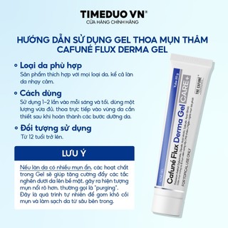 Gel chấm Mụn Thâm Cafuné Flux Derma Essence Cafuné Giảm Mụn Mờ Thâm Ngừa Mụn Cho Mọi Loại Da
