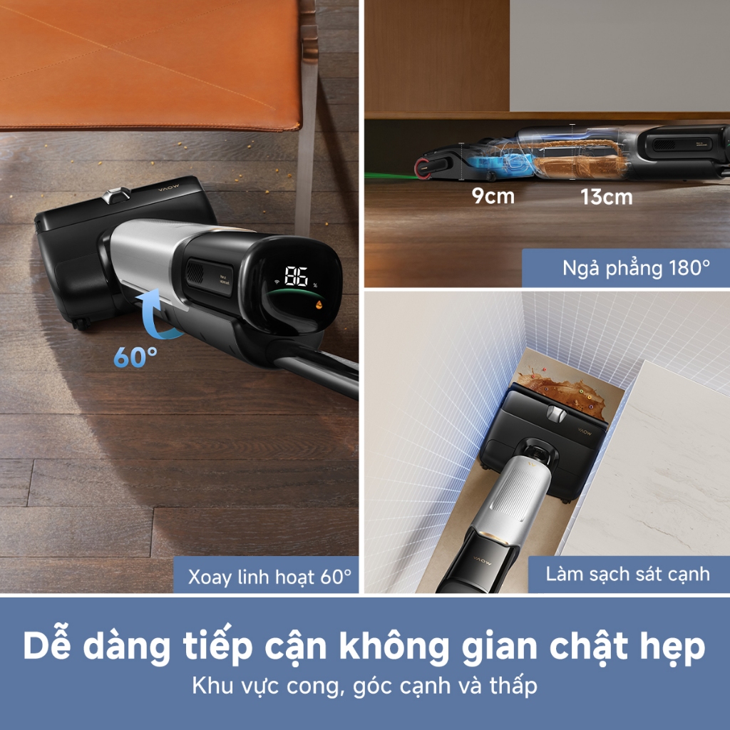 Ảnh Máy hút bụi lau nhà khô và ướt đa năng X4 Pro - Hàng chính hãng 4