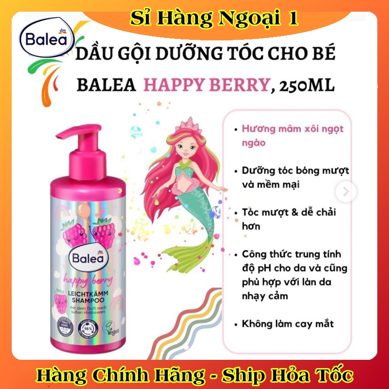 [auth] SỮA TẮM GỘI BALEA CHO BÉ CỦA ĐƯC 300ML ĐỦ BILL [Hot]