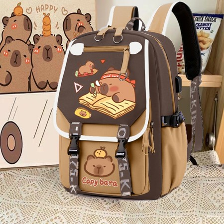 Balo đi học Capybara dễ thương