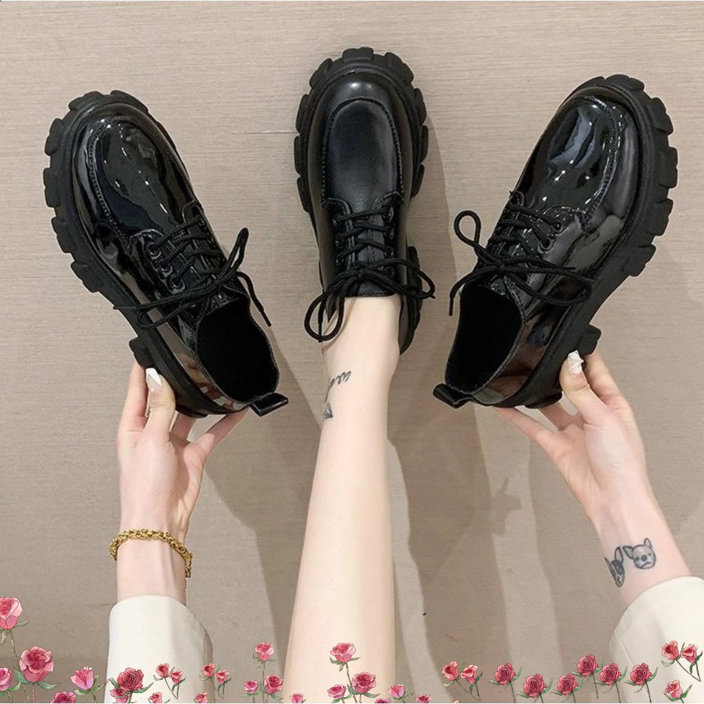 🔥Còn hàng🔥Giày Oxford phong cách Hàn Quốc giày da tăng chiều cao đế dày nữ