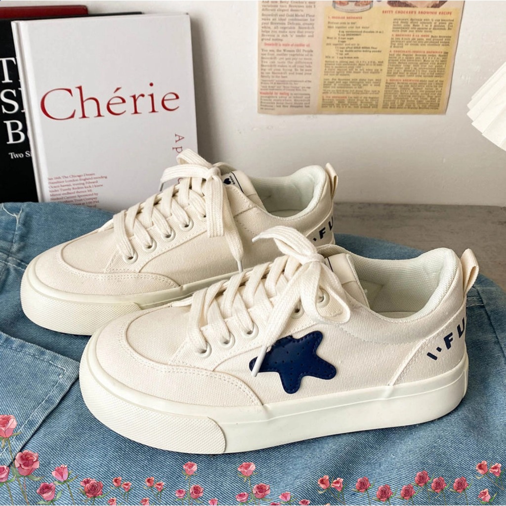 🔥Còn hàng🔥Giày thể thao nữ chất liệu vải canvas, thời trang phong cách hàn quốc