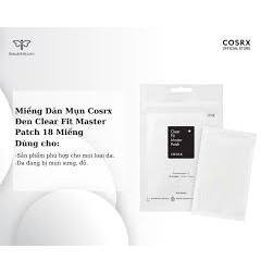 Miếng Dán Mụn Cosrx Clear Fit Master Patch 18 Miếng