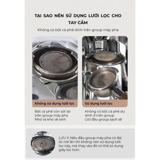 Feepie lưới lọc chia nước nhỏ giọt espresso inox 304